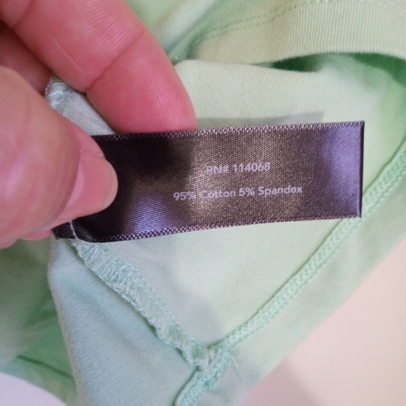 Boston Proper sea foam green scoop neck 3/4 sleeve top women's size small - Picture 4 of 5